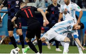 Сroacia golea 3-0 a Argentina