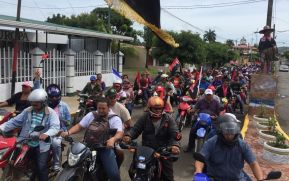 Pueblo de Rivas se desborda en apoyo al Comandante Daniel