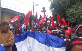 Carazo camina por la Paz y en respaldo al Comandante Daniel