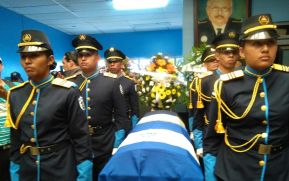 Homenaje póstumo en Jinotepe al compañero Gabriel Vado Ruiz de la Policía Nacional
