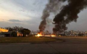Un muerto y 6 sobrevivientes tras estrellarse avioneta en Brasil