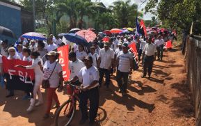 Bilwi y Waspam piden justicia y paz con una multitudinaria marcha
