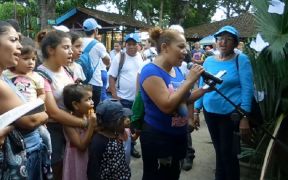 Masaya canta a su Patrona en la gritería chiquita