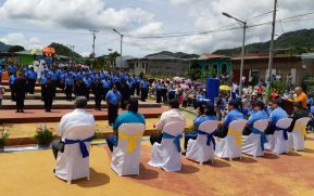 Acto de ascenso en grados en Jinotega en saludo al 39 Aniversario de la Policía Nacional