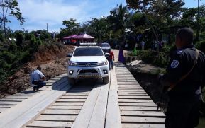 Alcaldía Sandinista de Puerto Cabezas inaugura el puente de Sukuas en territorio de Tasba Pri