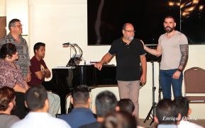 Jóvenes nicaragüenses inician lecciones magistrales con el barítono Claudio Ottino