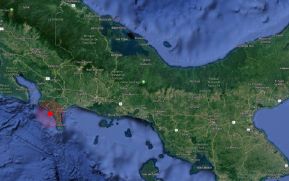 Se registra un sismo de 5,9 en la frontera entre Panamá y Costa Rica