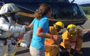 Realizan segundo ejercicio en el Aeropuerto Costa Esmeralda del municipio de Tola, Rivas