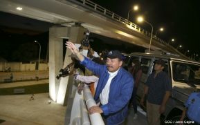 Comandante Daniel y Compañera Rosario inauguran el Paso a Desnivel Las Piedrecitas ( 29 Noviembre 2018)