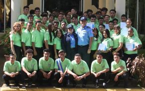 Policía realiza Séptima Promoción del Curso Técnico Ocupacional del Centro de Formación y Desarrollo de Juventud