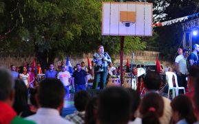 JS19J conmemora a Leonel Rugama en colonia que lleva su nombre