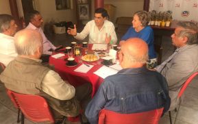 Delegación de Nicaragua sostiene reunión con Comisión Política del Partido Comunista de Chile