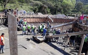 Avanza construcción de nuevo parque en Jinotega
