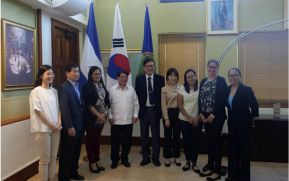 Vicepresidente de Instituto Coreano para Estrategias de Desarrollo de visita en Nicaragua