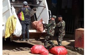 Ejército participó en jornada de limpieza en El Tortuguero
