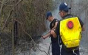 Controlan fuego que quemó 42 manzanas de pastos en Juigalpa
