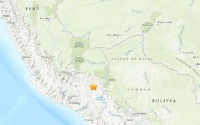 Reportan sismo de magnitud 7.0 en el sur de Perú