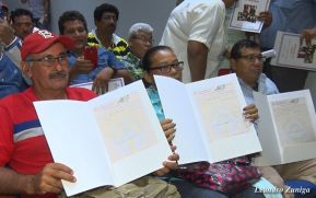 Ex miembros del Ejército Popular Sandinista reciben títulos de propiedad