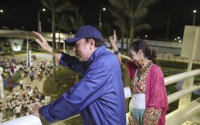 Presidente-Daniel y Compañera Rosario inauguran Paso a Desnivel Nejapa (21 de Marzo del 2019)