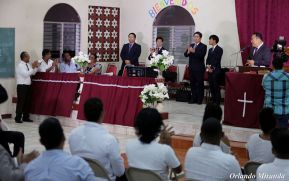 Pastores de la Iglesia Misión Buenas Nuevas de Corea del Sur visitan Nicaragua
