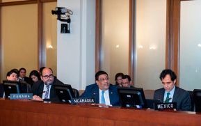 Nicaragua ante la OEA reitera indeclinable compromiso del Gobierno en el cumplimiento responsable de los acuerdos consensuados en la Mesa de Negociación