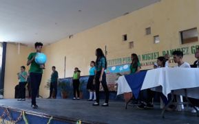 Federación de Estudiantes de Secundaria realiza festival en saludo al medio ambiente
