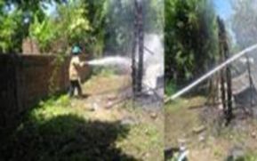 Bomberos unificados apagaron incendio en una vivienda en León