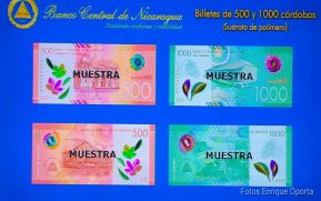 Conozca los nuevos billetes de 500 y 1000 córdobas