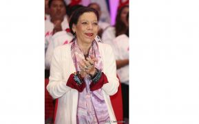 Compañera Rosario después del Homenaje a Alexis Argüello 1º de Julio del 2019
