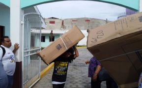 Entregan medios auxiliares del programa "Todos con Voz" en Carazo