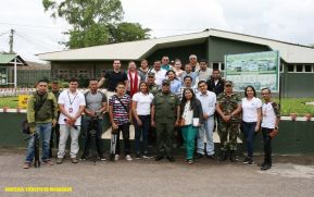 Reunión del Jefe del 1 Comando Militar Regional con medios de comunicación social