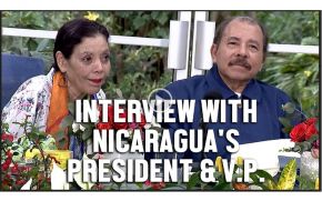 Entrevista del periodista Max Blumenthal con el Presidente Daniel Ortega y la Vicepresidenta Rosario Murillo
