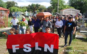 Dan último adiós a destacado cantautor de la Revolución Popular Sandinista
