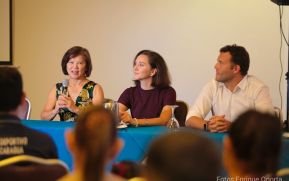 Realizan encuentro con leyendas de la gimnasia internacional