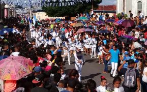 Recuerdan a Héroes de Nandaime con festival de bandas rítmicas en Diriamba