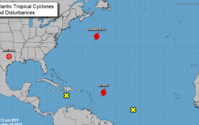 Seis tormentas tropicales que se mueven a la vez en el Atlántico y el Pacífico baten récord