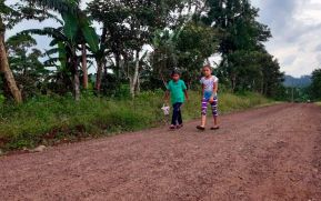 Inauguran tramo carretero en San Rafael del Norte