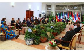 11 nuevos embajadores presentan cartas credenciales al Presidente Daniel Ortega y vicepresidenta Rosario Murillo