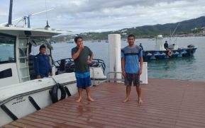 Fuerza Naval realiza salvamento de tripulación de la lancha Amexc