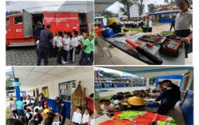Estudiantes de Nicaragua fueron Bomberos por un día
