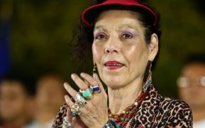 Compañera Rosario luego del acto de conmemoración de Carlos Fonseca (08 de Noviembre 2019)