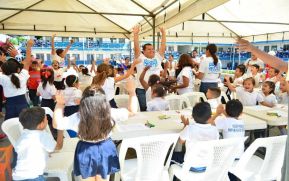 Mañana infantil en el Colegio República de Argentina