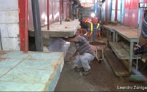 Ejecutan obras de mejoramiento en el Mercado Candelaria de Managua