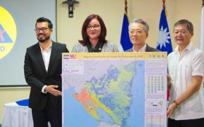 Sinapred recibe mapa de la sequía de parte de la embajada de China-Taiwán