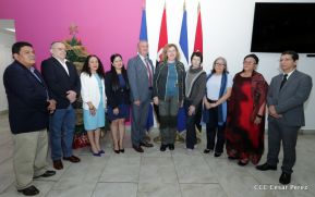 Arriba a Nicaragua vicepresidenta de la Duma Estatal de la Federación Rusa
