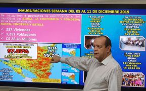 Anuncian 97.02% de cobertura eléctrica a nivel nacional