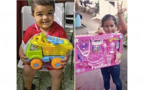 Mimados de la revolución reciben juguetes de parte del Gobierno Sandinista