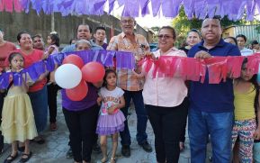Inauguran primera etapa de adoquinado de La Comunidad San Ramiro en Dolores, Carazo
