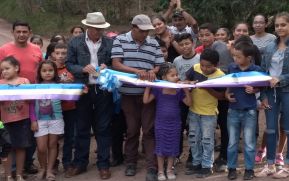 Inauguran caminos rurales en La Pava y El Carao del municipio de Pueblo Nuevo, Estelí
