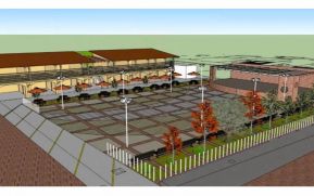 Así será la Plaza Parque Carlos Fonseca Amador en el centro histórico de la ciudad de Rivas